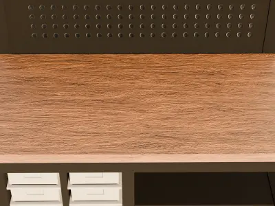 Game ready  workbench Free 3D model