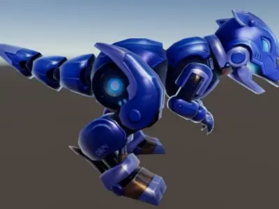 Model cartoon Low-poly 3D model