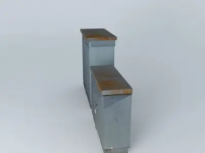 Eco Rail Track Power Box Free 3D model