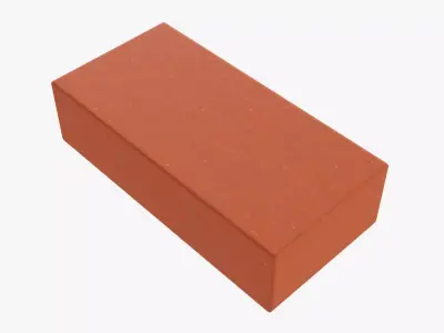 Clay brick type 01 3D model