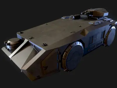 M 577 APC Aliens 3D model