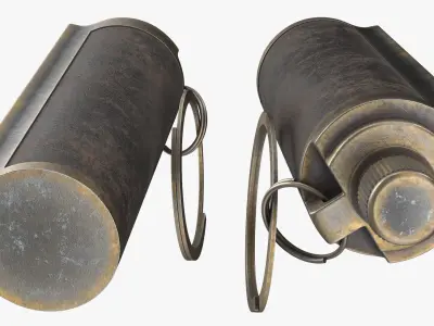 Vintage Flint Lighter 3D model