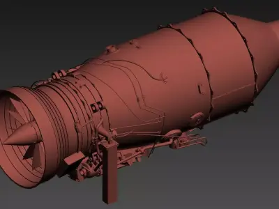 ZET ENGINE 3D model