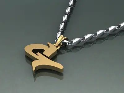 Pendant G-g1 3D print model
