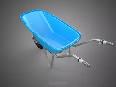 POWER ASSISTED RIM WHEEL HUB WHEELBARROW ENGINE BARROW ELECTRIC 3D model