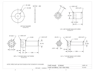 Mechanical press 3D model