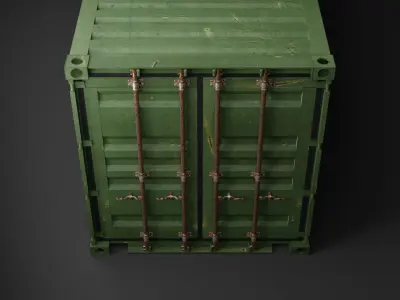 Rusty Container 3D model