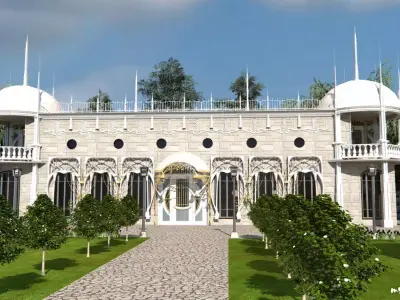 Music pavilon 3D model