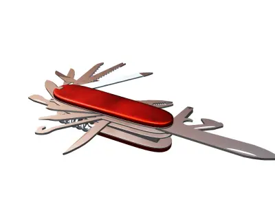 Swiss Knife 3D model