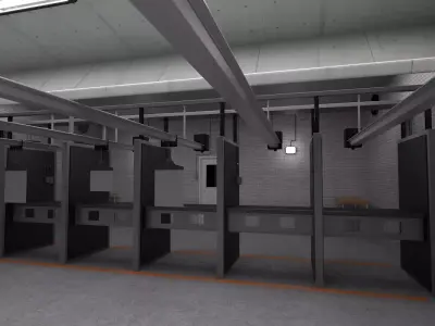 Shooting Range 3D model