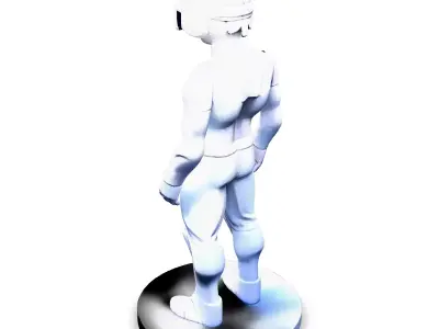 VR Ready SciFi Male Character Low-poly 3D model