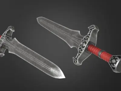 Sword 01 Low-poly 3D model purchase