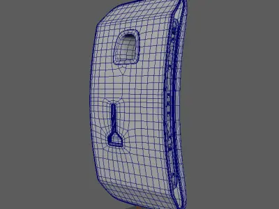 Door plane Free low-poly 3D model