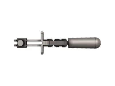 Grampo de Acao Rapida Quick Action Clamp Kifix KF 152 3D model