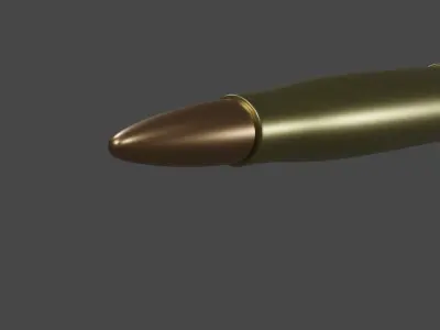 Bullet 3D Model Low-poly 3D model