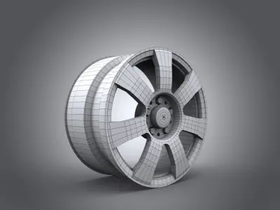 Rim Mercedes-Benz Code R44 3D model