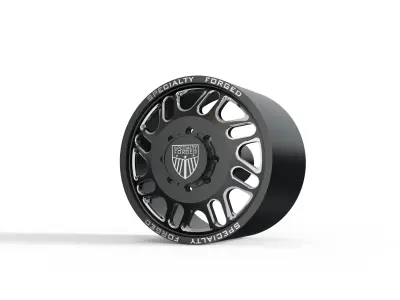 FRONT SPECIALITY FORGED D027 WHEEL 3D MODEL 3D model