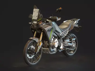 Base model  CF Moto 450 2024 3D model