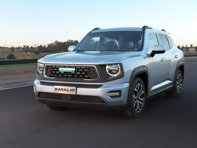 2025 GWM HAVAL H7 Dargo II Low-poly 3D model