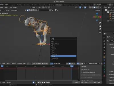 Prehistoric Planet T-rex  Low-poly 3D model