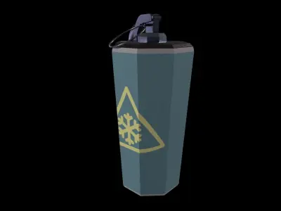 Bomb Game Ready - Low Poly 3d Model Low-poly 3D model purchase
