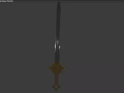 3D Sword 3D model