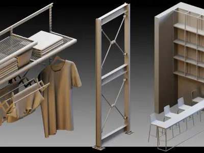 55- Industrial objects 3D model