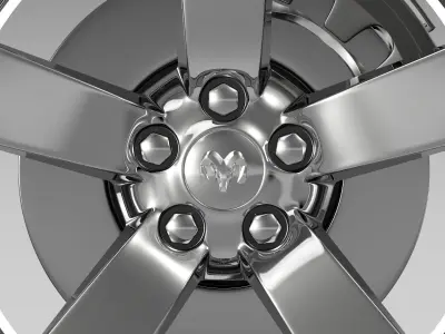 Dodge T wheel 3D model