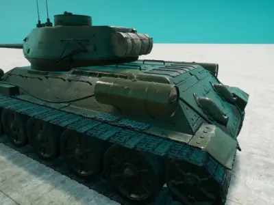 T34 TANK 3D model