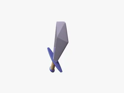 Sword 3D Illustration 3D model purchase