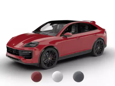 Porsche Cayenne Coupe GTS 2026 3d model 3D model