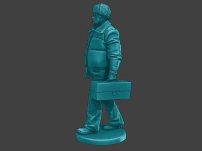 Actual Male Truck Driver AMTD 001 3D print model