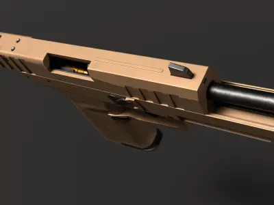 FN Five Seven MK3 - Game Ready Low-poly 3D model