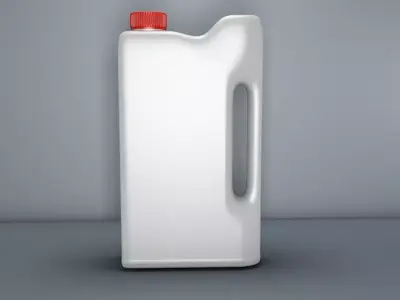 Jerrycan plastic bottle 3D model