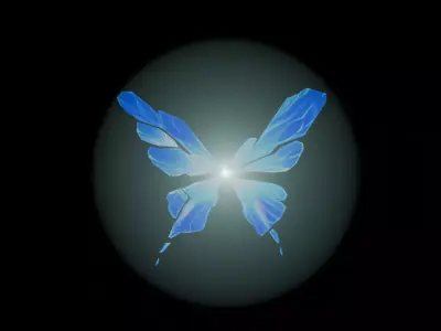 Fortnite Rift Butterfly 3D model