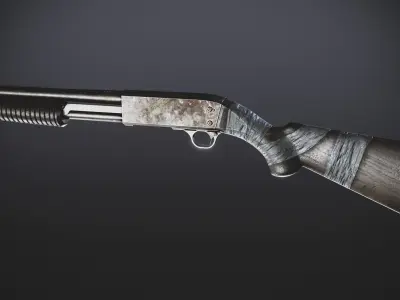 Shotgun - Post Apocalyptic Series 3D model