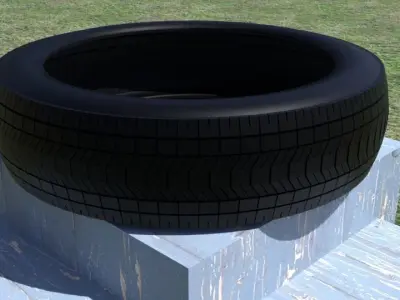 ORTAS TIRE NO 1 Low-poly 3D model
