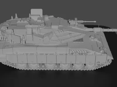Merkava IV 3D print model