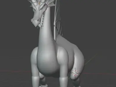 Maleficent Dragon Free 3D model