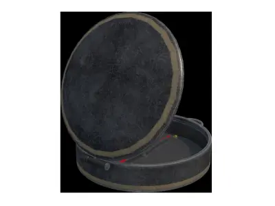 compass cartoon 3D model