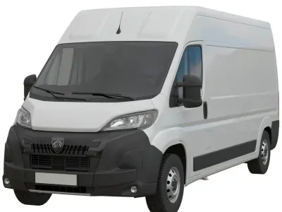2024 Peugeot BOXER L3H2 Detailed interior 3D model