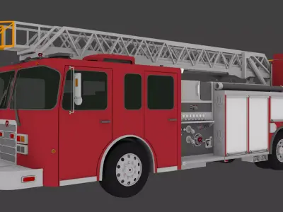 2008 Spartan Advantage Rosenbauer  3D model