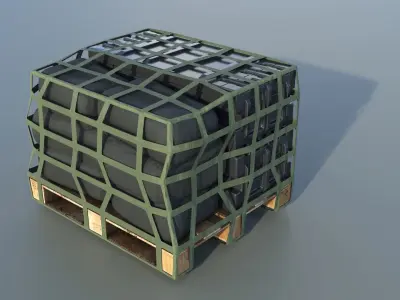 Military Air Cargo  Low-poly 3D model