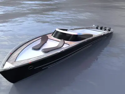 Speed Boat motorboat 3D model