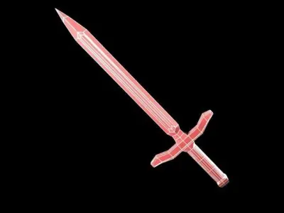 Sword Free low-poly 3D model