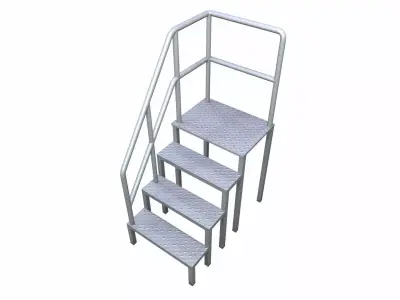 Stair Low-poly 3D model order