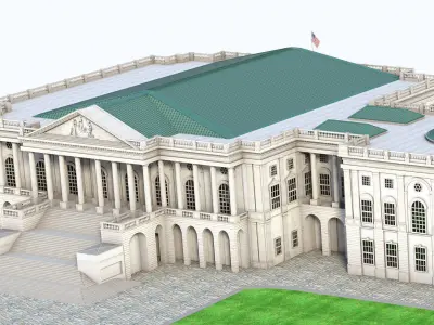 United States Capitol 3D model by marlene008