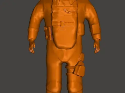 Explosive Ordnance Disposal  team figure 3D print model