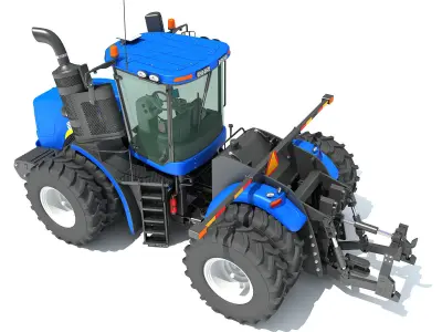 New Holland Agricultural Tractor 3D model