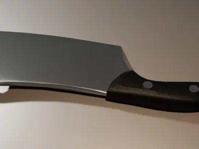 Japanese traditional knife Free low-poly 3D model